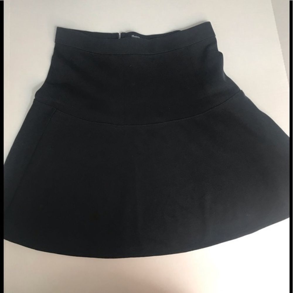 MADEWELL Cotton Knit Size 4 Black Wavelength‎ Skirt